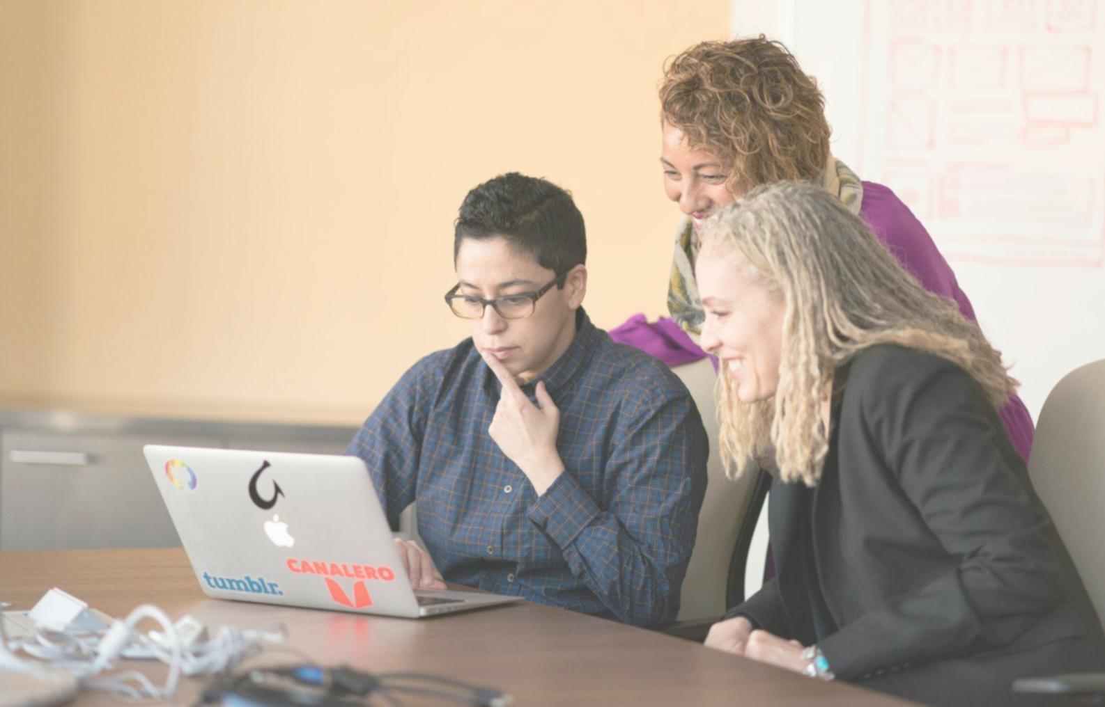 Modern business workspace with analytical tools and financial data visualization
